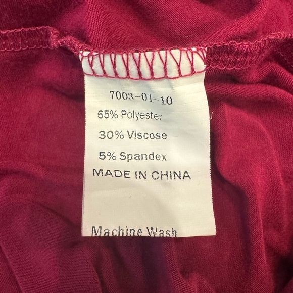 PRETTYGARDEN Women's Short Sleeve Drawstring Jumpsuit Plum Size XXL - Picture 6 of 8